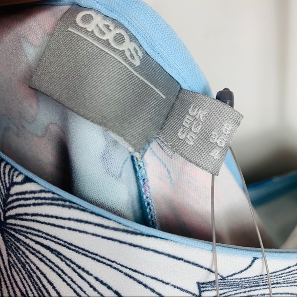 NEW ASOS Maternity Floral One Shoulder Dress - Picture 7 of 7